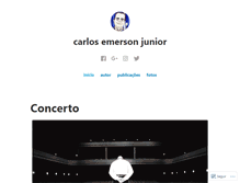 Tablet Screenshot of carlosemersonjunior.com